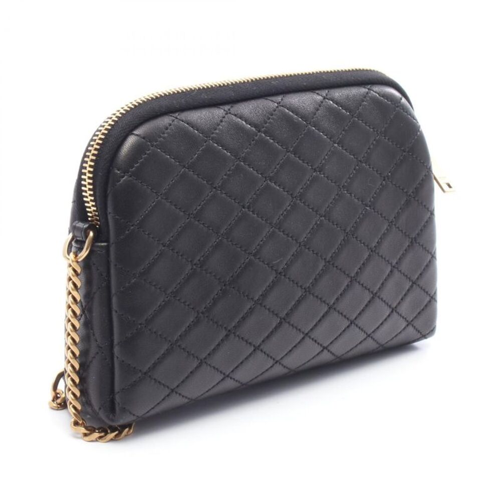 YSL Gaby Leather Chain Shoulder Bag Black - Picture 3 of 4